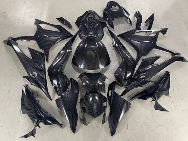 2023-2024 BMW S1000RR Motorcycle Fairings - Glossy Black Carbon Fiber Australia