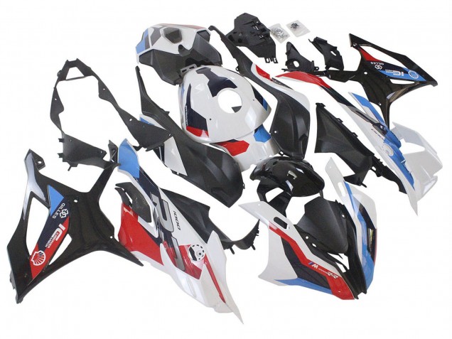 2023-2024 BMW S1000RR Motorcycle Fairings - White Blue Red Matte Black Australia