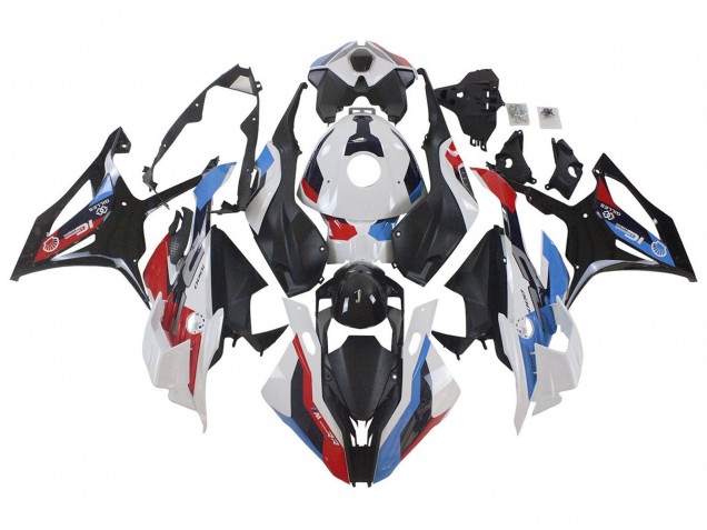 2023-2024 BMW S1000RR Motorcycle Fairings - White Blue Red Matte Black Australia