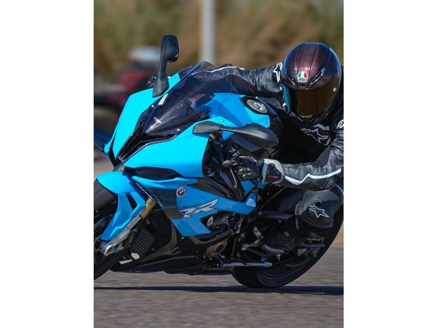 2019-2022 BMW S1000RR Motorcycle Fairings - Blue Black Carbon Fiber Australia