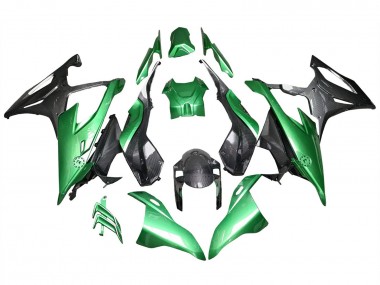 Affordable 2019-2022 BMW S1000RR Motorcycle Fairings - Glossy Black Green Carbon Fiber Australia