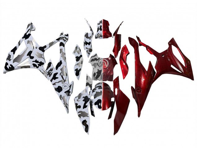 2019-2022 BMW S1000RR Motorcycle Fairings - Glossy Red Black White Grey Australia