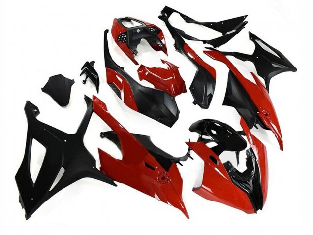 2019-2022 BMW S1000RR Motorcycle Fairing Kits - Black Red Australia
