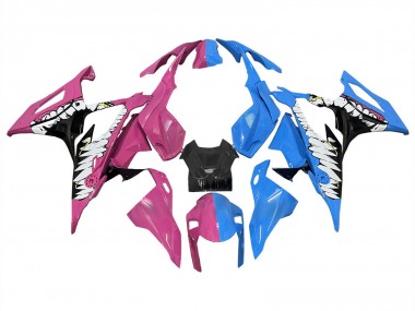 Affordable 2019-2022 BMW S1000RR Motorcycle Fairings - Deep Pink Blue Shark Australia