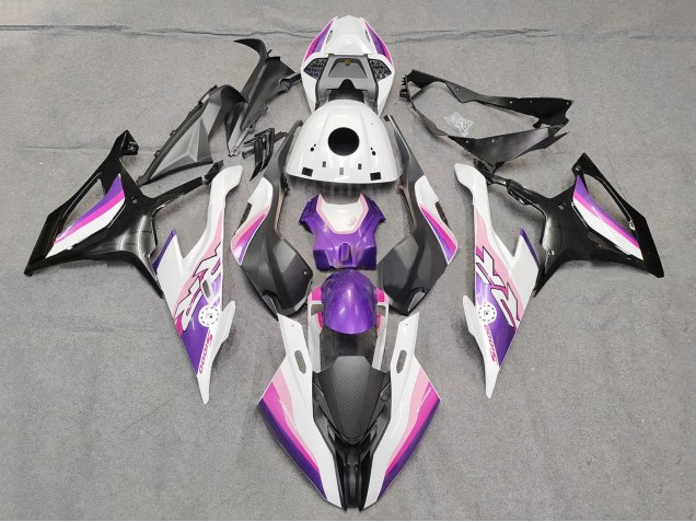2019-2022 BMW S1000RR Motorcycle Fairings - Pink Purple White Australia