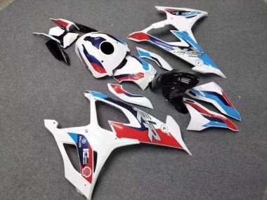 Affordable 2019-2022 BMW S1000RR Motorcycle Fairings - White Red Blue Australia