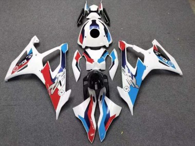 Affordable 2019-2022 BMW S1000RR Motorcycle Fairings - White Red Blue Australia