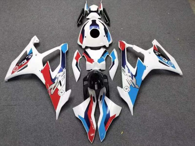 2019-2022 BMW S1000RR Motorcycle Fairings - White Red Blue Australia