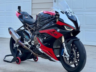 Affordable 2019-2022 BMW S1000RR Motorcycle Fairings - Black Red White Australia