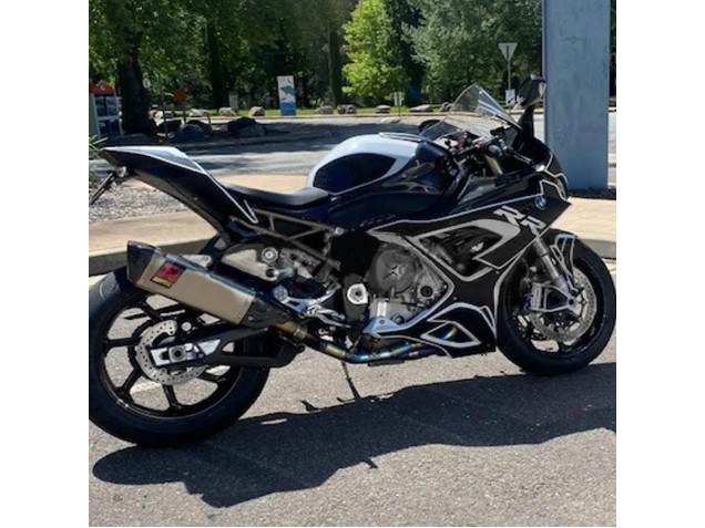 2019-2022 BMW S1000RR Motorcycle Fairings - Black White Australia