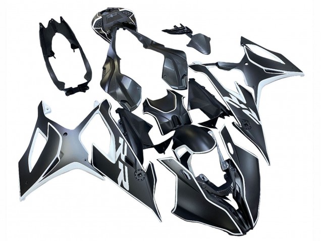 2019-2022 BMW S1000RR Motorcycle Fairings - Black White Australia