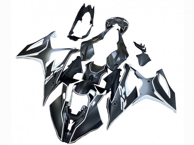 2019-2022 BMW S1000RR Motorcycle Fairings - Black White Australia