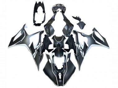 Affordable 2019-2022 BMW S1000RR Motorcycle Fairings - Black White Australia