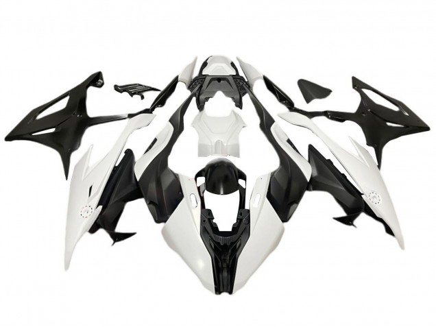 2019-2022 BMW S1000RR Motorcycle Fairings - Matte Black White Australia