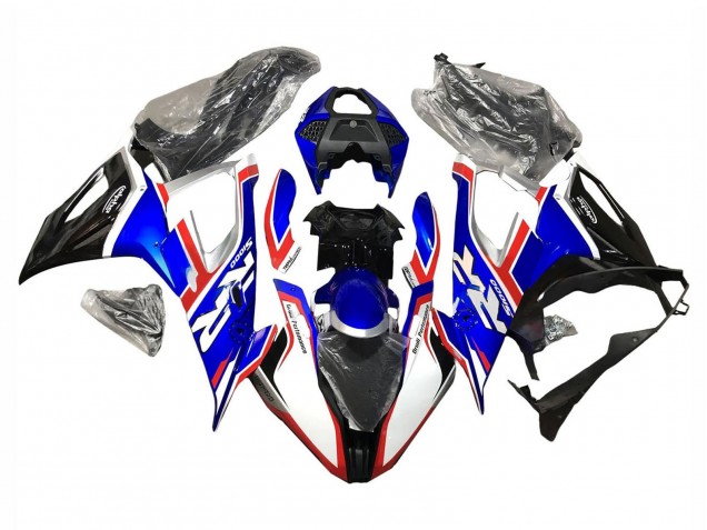 2019-2022 BMW S1000RR Motorcycle Fairings - Blue Red White Black Australia