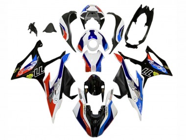 Affordable 2019-2022 BMW S1000RR Motorcycle Fairings - Blue Red White 77 Australia