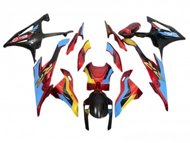 Affordable 2019-2022 BMW S1000RR Motorcycle Fairings - Light Blue Red Gold Australia