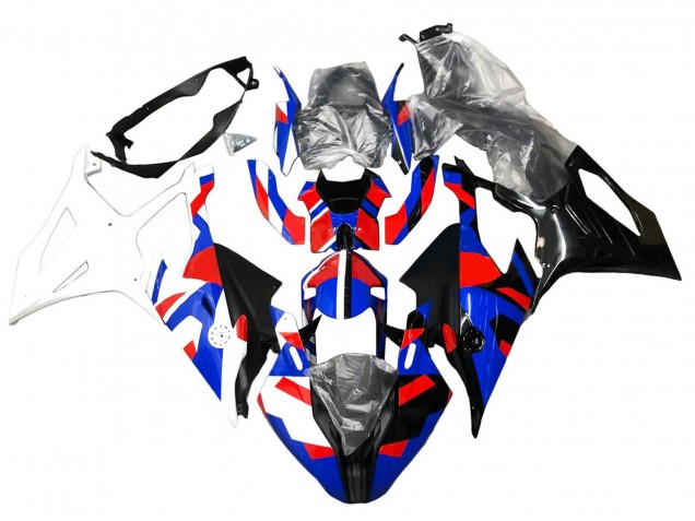 2019-2022 BMW S1000RR Motorcycle Fairings - Blue Red White Australia