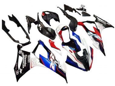 Affordable 2019-2022 BMW S1000RR Motorcycle Fairings - Blue Red White 23 Australia