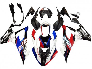 Affordable 2019-2022 BMW S1000RR Motorcycle Fairings - Blue Red White 23 Australia