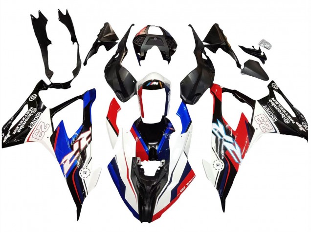 2019-2022 BMW S1000RR Motorcycle Fairings - Blue Red White 23 Australia