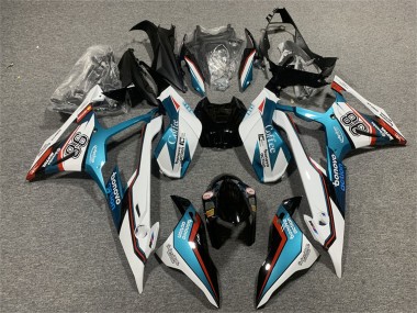Affordable 2019-2022 BMW S1000RR Motorcycle Fairings - Blue Red White Motul 98 Australia