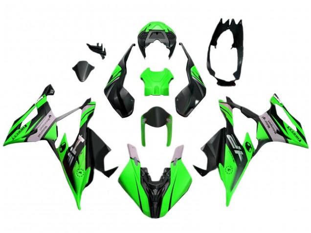 2019-2022 BMW S1000RR Motorcycle Fairings - Green Black Australia