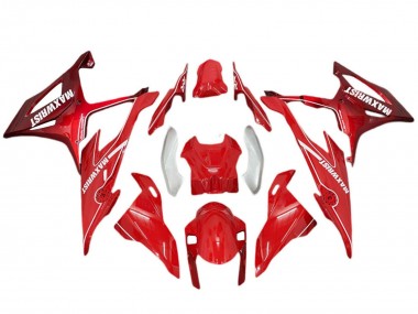 Affordable 2019-2022 BMW S1000RR Motorcycle Fairings - Red Silver MaxWrist Australia