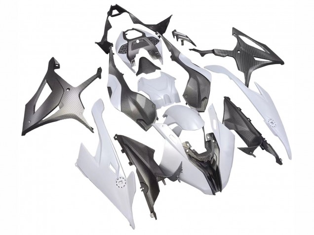 2019-2022 BMW S1000RR Motorcycle Fairings - Grey Black Carbon Fiber Australia