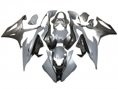 Affordable 2019-2022 BMW S1000RR Motorcycle Fairings - Grey Black Carbon Fiber Australia