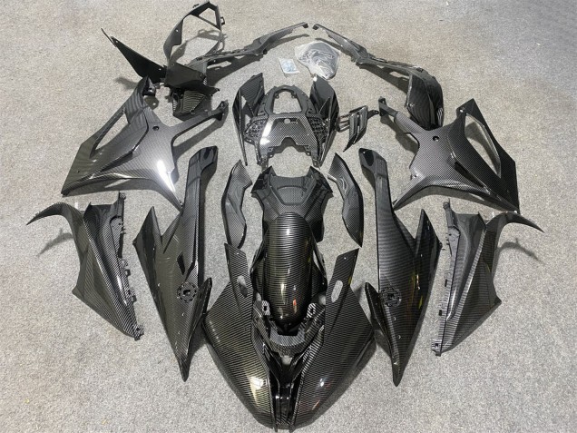 2019-2022 BMW S1000RR Motorcycle Fairings - Black Carbon Fiber Australia