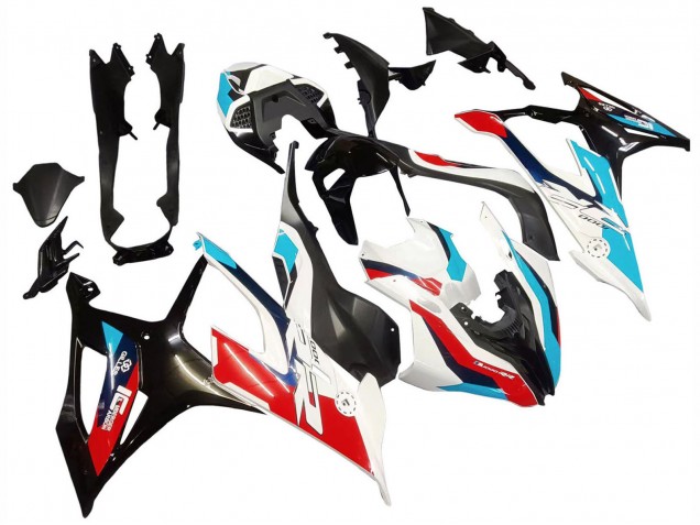 2019-2022 BMW S1000RR Motorcycle Fairing - Black White Blue Red Australia