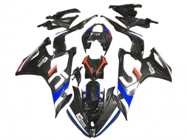 Affordable 2019-2022 BMW S1000RR Motorcycle Fairings - Black White Blue Carbon Fiber Australia
