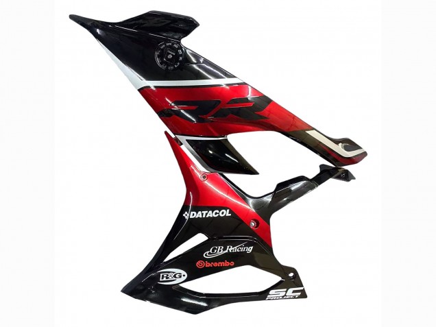 2019-2022 BMW S1000RR Motorcycle Fairings - Black Dark Red Australia
