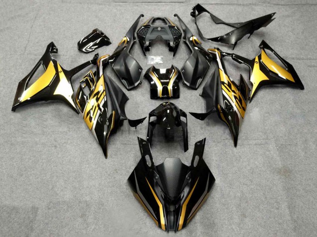 2019-2022 BMW S1000RR Motorcycle Fairing - Black Gold Australia