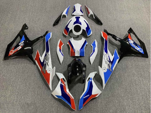 2019-2022 BMW S1000RR Motorcycle Fairing - White Blue Red Australia