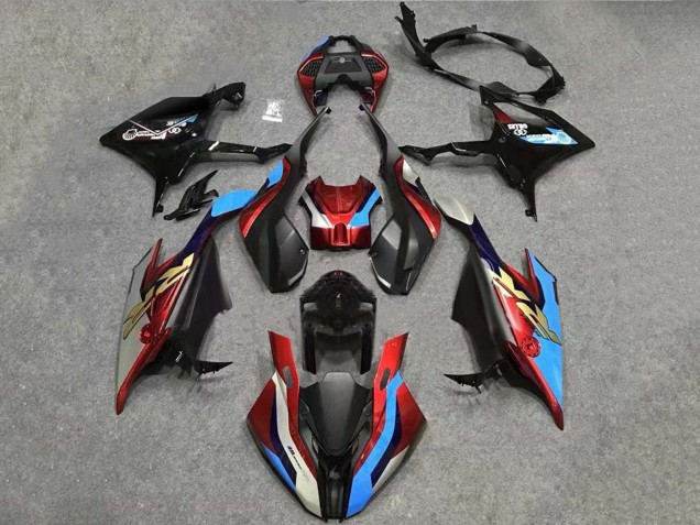 2019-2022 BMW S1000RR Motorcycle Fairing Kits - White Blue Red Black Australia