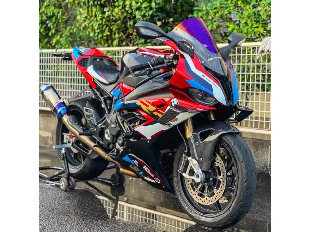 2019-2022 BMW S1000RR Motorcycle Fairing - White Blue Red Black Australia