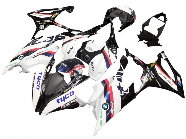 2019-2022 BMW S1000RR Motorcycle Fairings - White Black Pink Oxford Australia