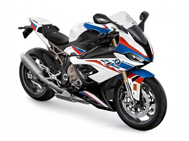 2019-2022 BMW S1000RR Motorcycle Fairings - White Blue Red Australia