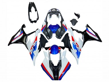 Affordable 2019-2022 BMW S1000RR Motorcycle Fairings - White Blue Red Australia