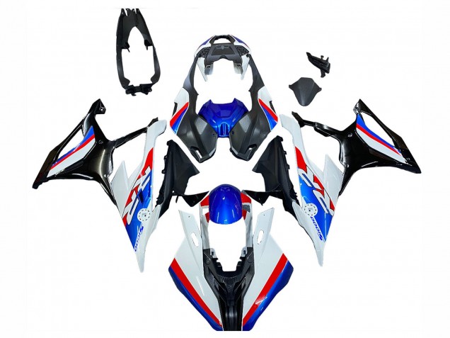 2019-2022 BMW S1000RR Motorcycle Fairings - White Blue Red Australia