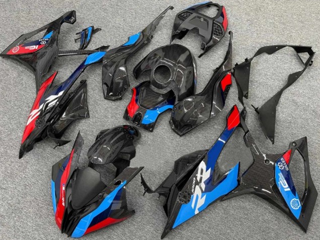 2019-2022 BMW S1000RR Motorcycle Fairings - Black Blue Red Carbon Fiber Australia