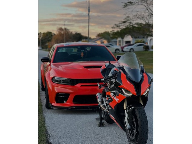 2019-2022 BMW S1000RR Motorcycle Fairings - Red Black Australia
