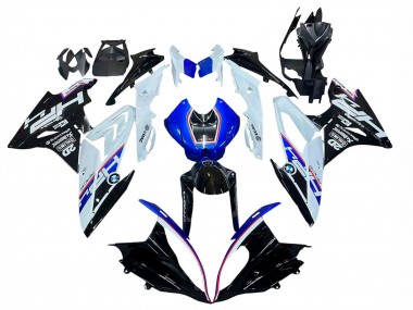 Affordable 2017-2018 BMW S1000RR Motorcycle Fairing - White Blue Glossy Black Australia