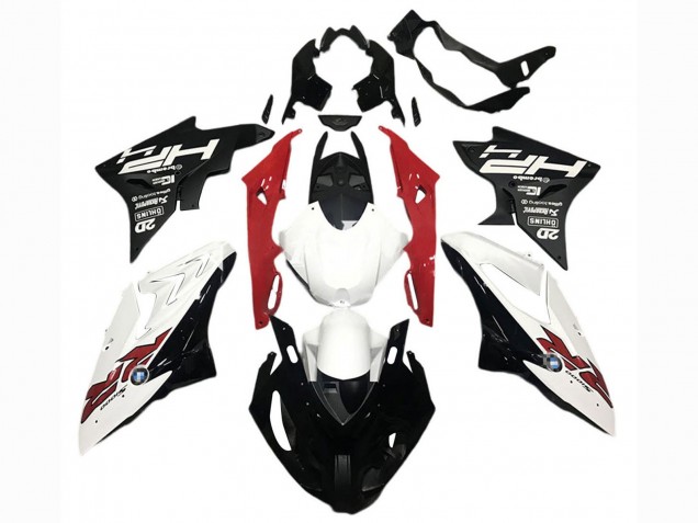 2017-2018 BMW S1000RR Motorcycle Fairings - White Red Matte Black Australia