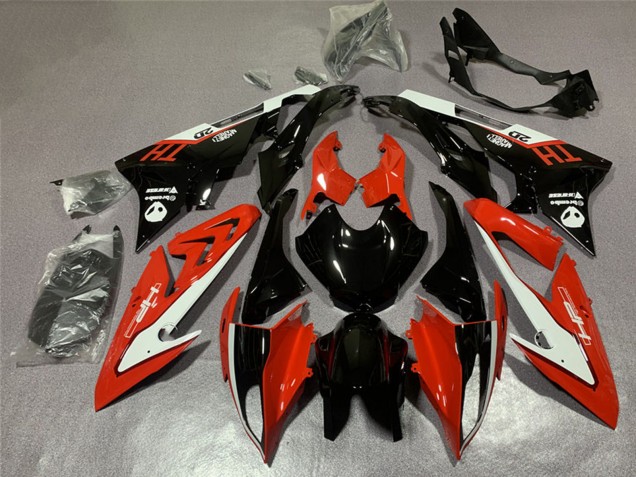 2017-2018 BMW S1000RR Motorcycle Fairing - White Red Glossy Black Australia