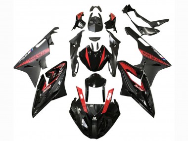 Affordable 2017-2018 BMW S1000RR Motorcycle Fairings - Red Glossy Black Matte Black Australia