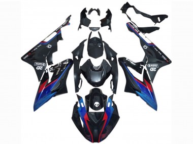 Affordable 2017-2018 BMW S1000RR Motorcycle Fairings - Blue Red Glossy Black Castrol Australia