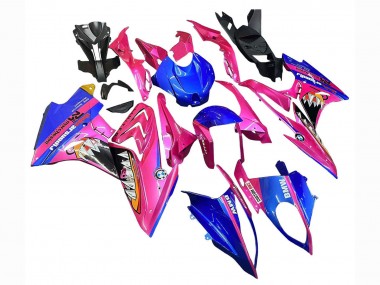 Affordable 2017-2018 BMW S1000RR Motorcycle Fairings - Pink Blue Yellow Shark Australia